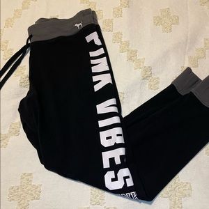 VS Pink Yoga Leggings - Size Large